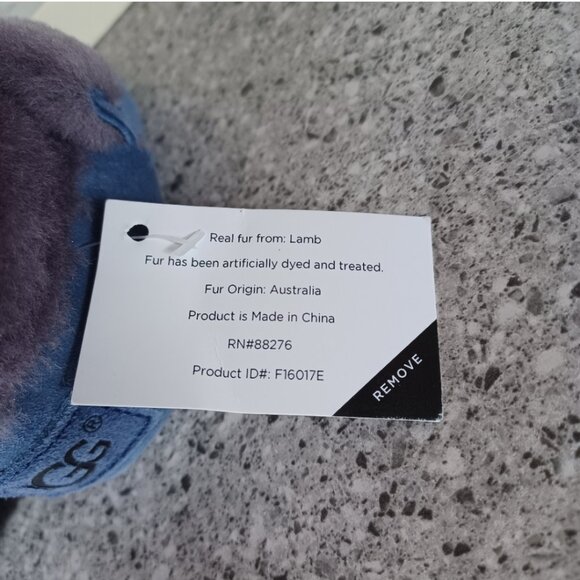 UGG Baby Infant Solvi Slip On Bootie Merino Wool Sheepskin Shoes 12-18 Months - Picture 4 of 7